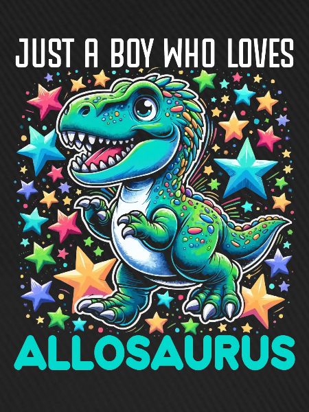 Dinosaurierliebhaber Dino Allosaurus