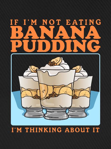 Bananenpudding Bananen-Pudding Geschenk