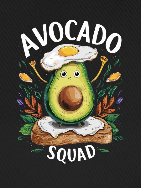 Funny Avocado Squad Breakfast Lover