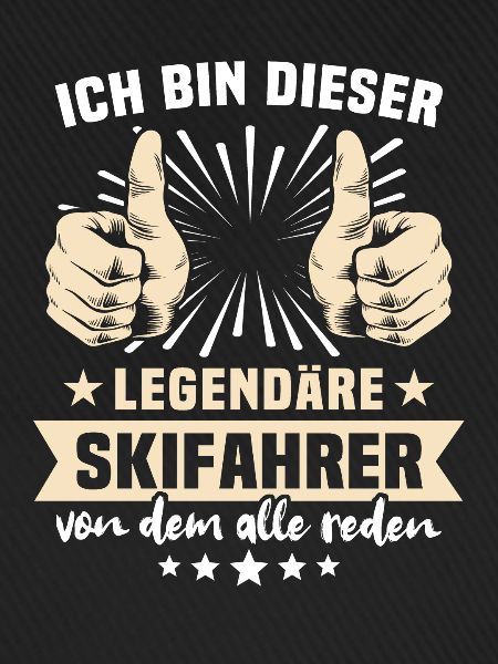 Skifahrer Sprüche
