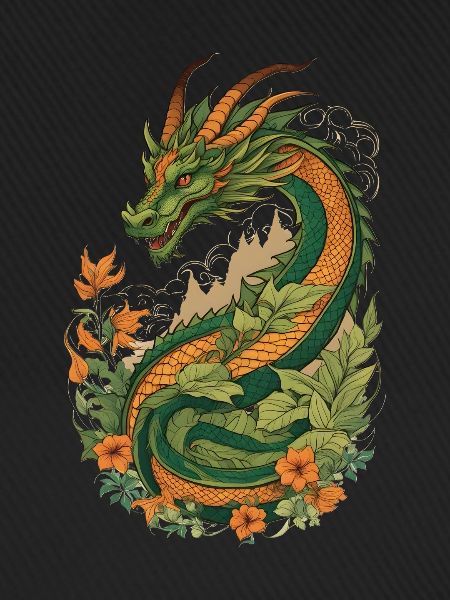 Mystischer Garten der Drachen