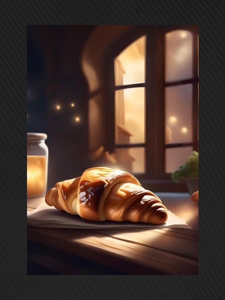 Croissants-Gebäck