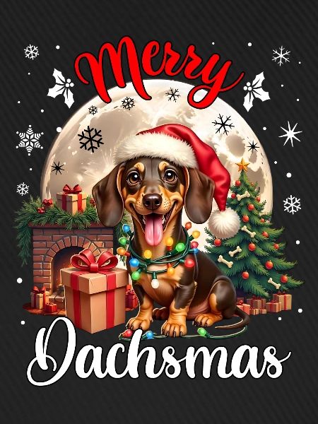 Dackel Santa Claus