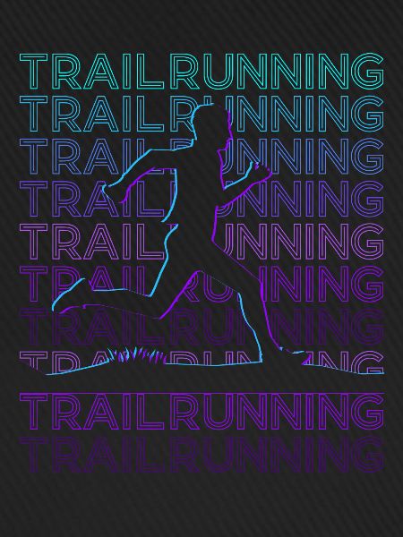 Trail Running Trail Runner Retro