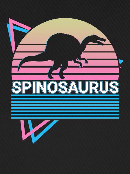 Spinosaurus Dinosaurier Retro