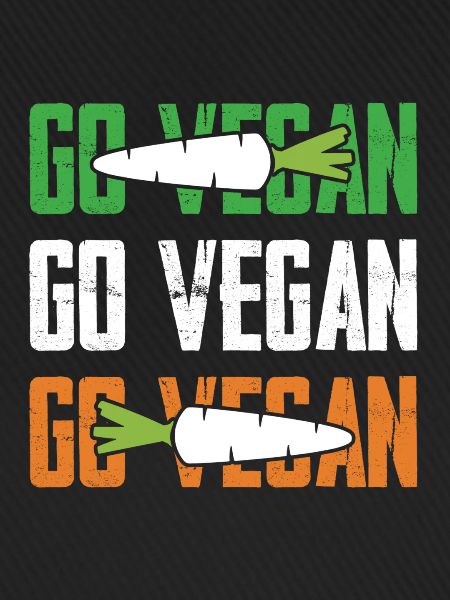 go vegan spruch