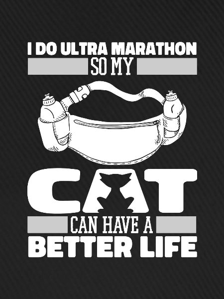Ultramarathon Katze