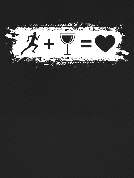 Grunge Rectangle - Herz - Wein - Laufen -