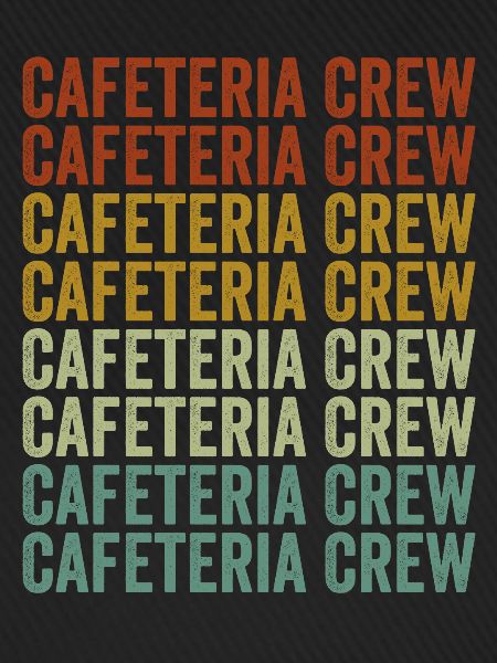 Cafeteria-Crew Cafeteria-Arbeiter-Crew
