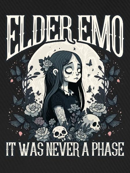 Lustiger Emo-Junge Emo-Mädchen