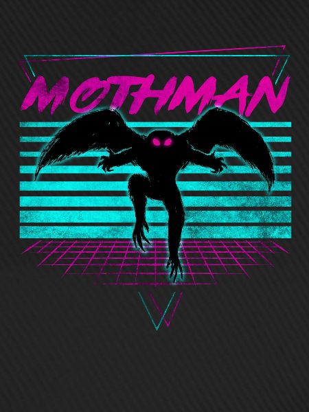 Mothman Krypto Kryptozoologie Retro