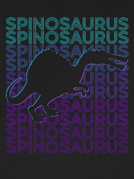 Spinosaurus Dinosaurier Retro