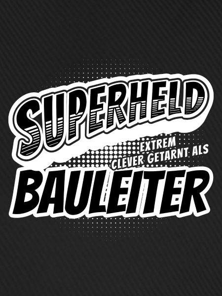Superheld, clever getarnt als Bauleiter
