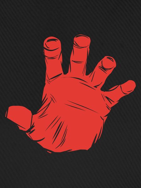 Hands off! Finger weg! Hand