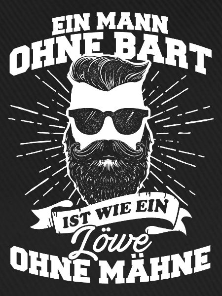 Mann Bart Löwe Vollbart