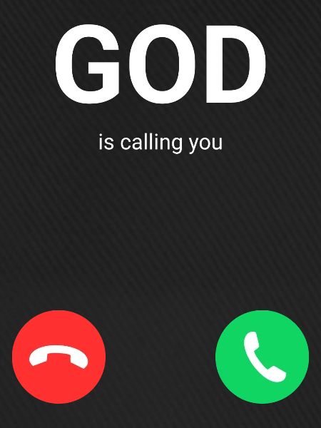Gott ruft dich – eingehender Anruf