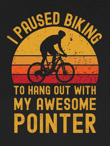 Radfahren und Pointer