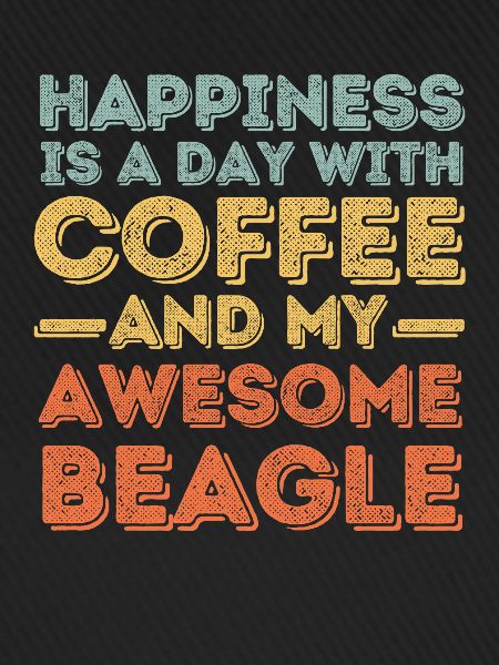 Beagle Kaffee Hund Cafe
