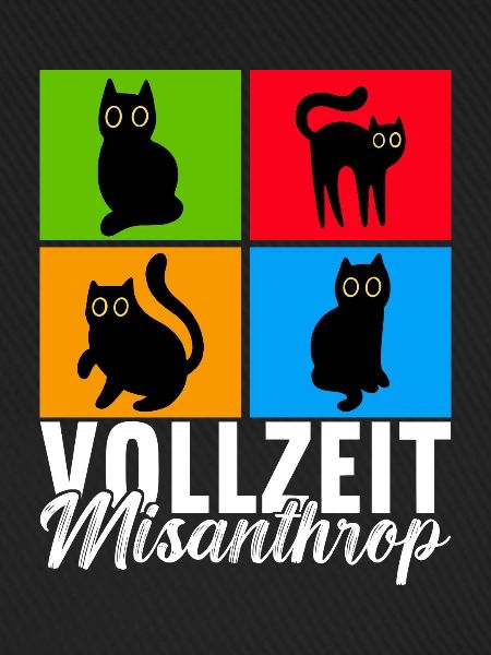 Katzen Misanthrop Sarkasmus