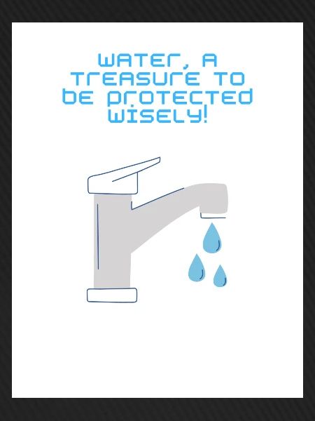 Wasser ist ein Schatz