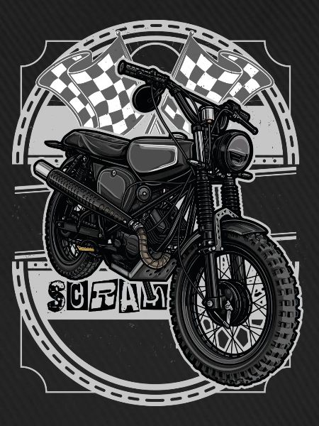Schwalbe Scrambler // Illustration