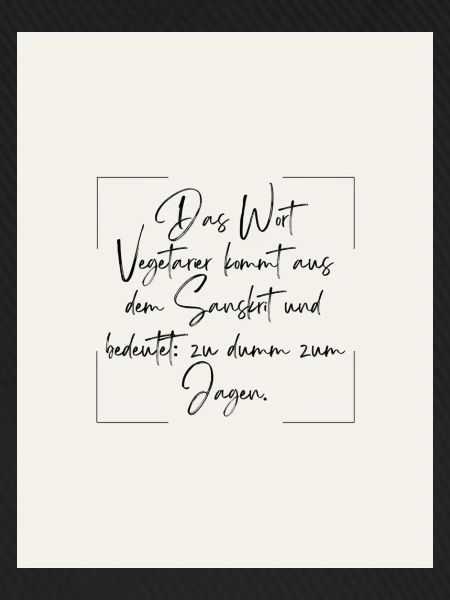Der Vegetarier