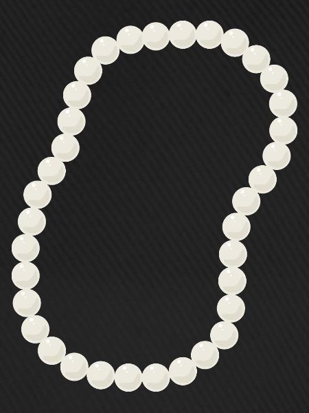 Elegantes Perlenketten-Design