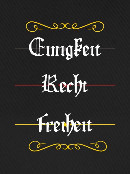 Einigkeit, Recht, Freiheit