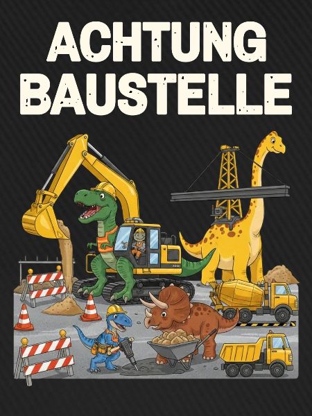 Dinosaurier Baustelle