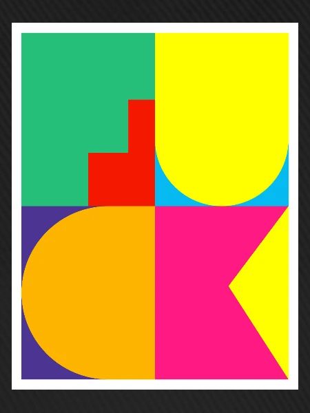 Pop-Art-F-Wort