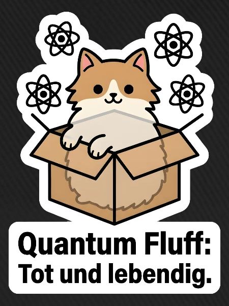 Schrödingers Katze Quantum Fluff Physik
