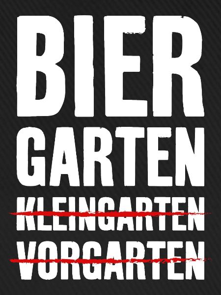BIERGARTEN KLEINGARTEN GARTEN BIER