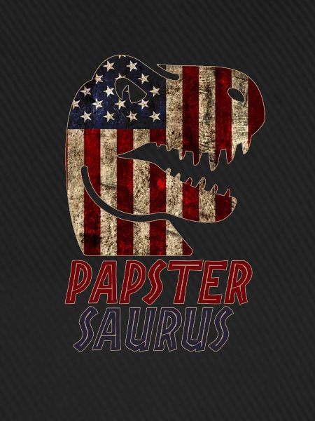 Patriotic Papster Dinosaur