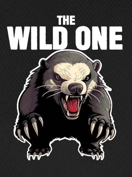 Honigdachs Der Wilde