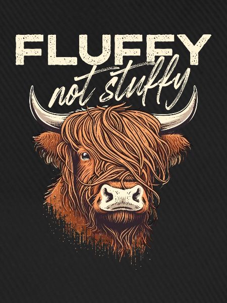 Fluffy Not Stuffy Highland Cow