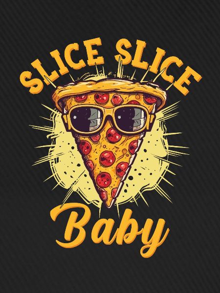 Slice Slice Pizza Sonnenbrille Pizzeria