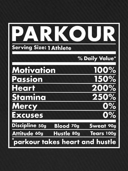 Traceur Nutrition Parkour