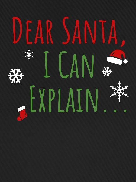 Dear Santa I Can Explain