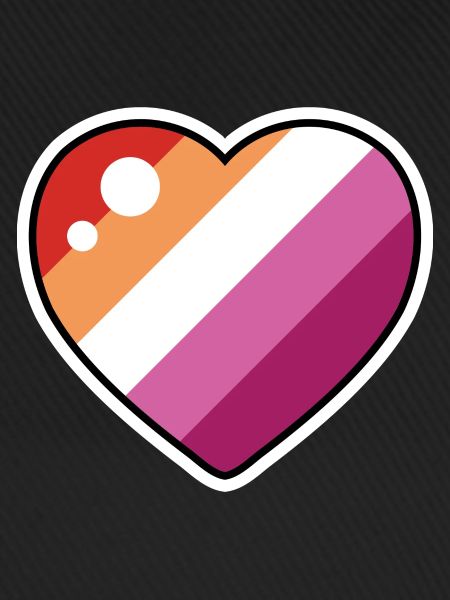 Herz (Lesbische Flagge)