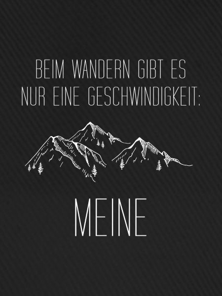 Wandern Geschwindigkeit Geschenkidee