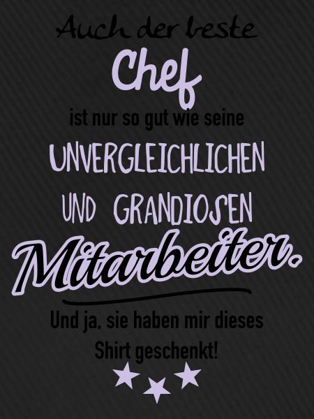 bester Chef grandiose Mitarbeiter