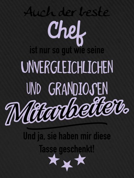 bester Chef grandiose Mitarbeiter