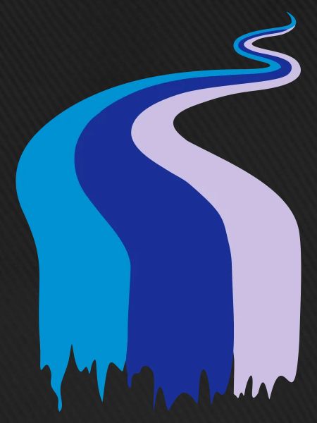 Farbfluss, Fluss, Flow, Fahne