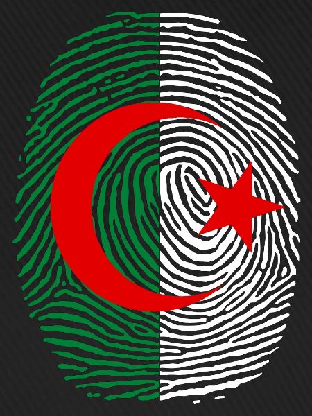 Algerischer Fußabdruck