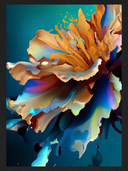 Abstrakte Blume