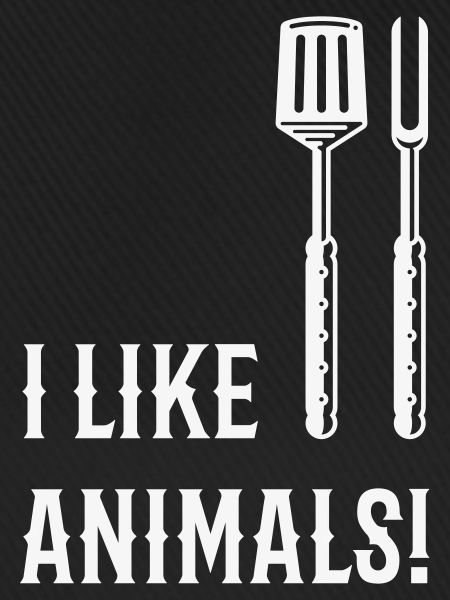I Like Animals! (Grillbesteck / White)