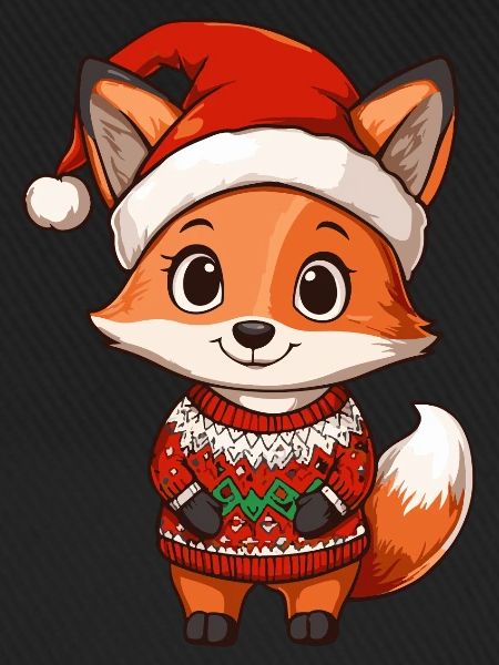 Fuchs Weihnachten Comic