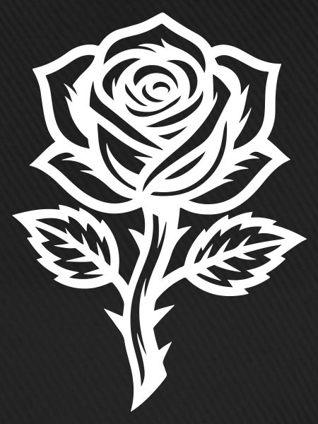 Rose Blume Symbol
