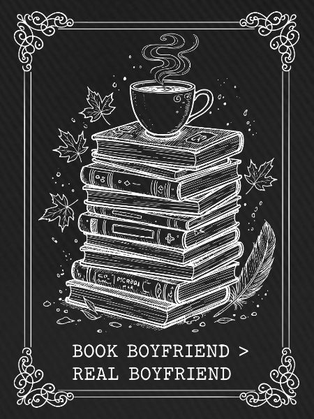 Book Boyfriend Bücherstapel