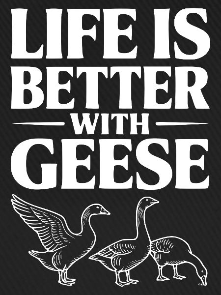 Das Leben ist besser mit Gänsen